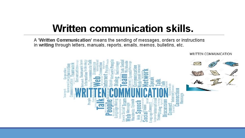 The different types of communication 2020 COMMUNICATION SKILLS