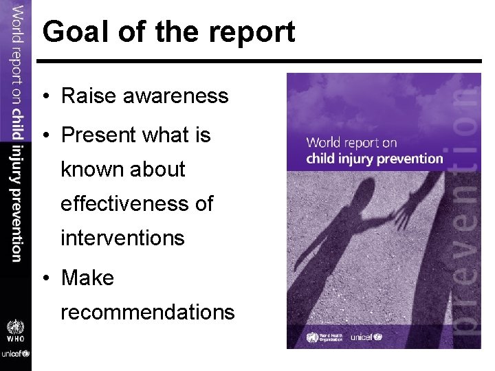World report on child injury prevention An overview
