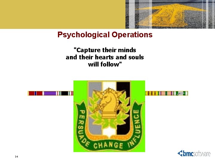 Psychological Operations "Capture their minds and their hearts and souls will follow" 34 