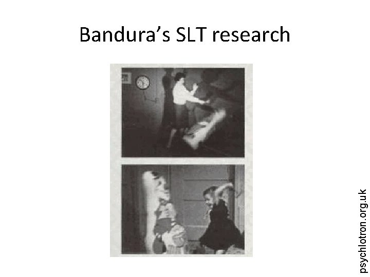 psychlotron. org. uk Bandura’s SLT research 