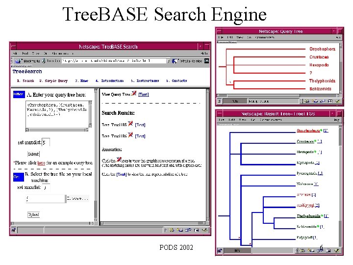 Tree. BASE Search Engine PODS 2002 6 