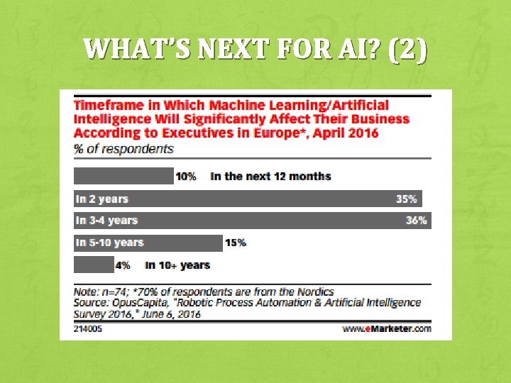 WHAT’S NEXT FOR AI? (2) 