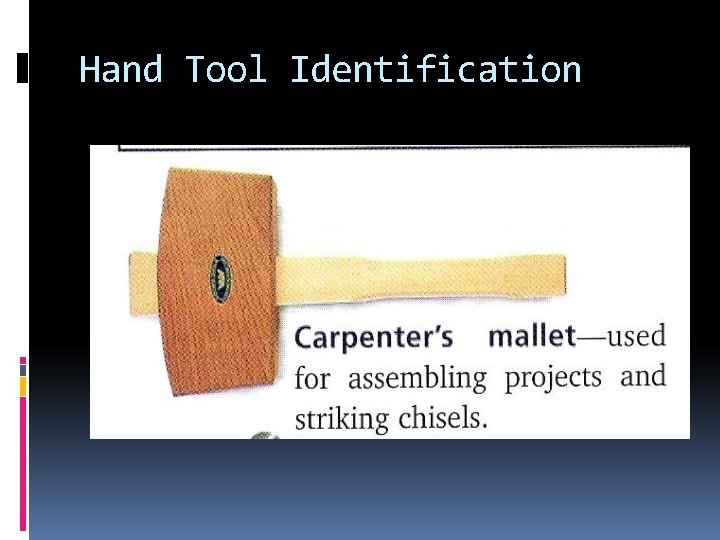 Hand Tool Identification 