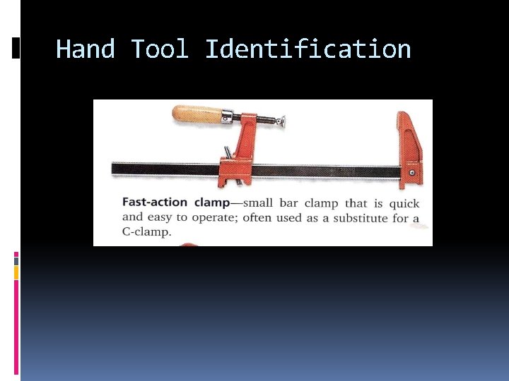 Hand Tool Identification 