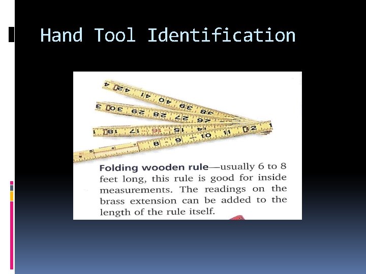 Hand Tool Identification 