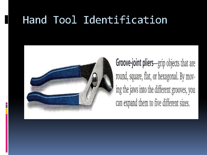 Hand Tool Identification 