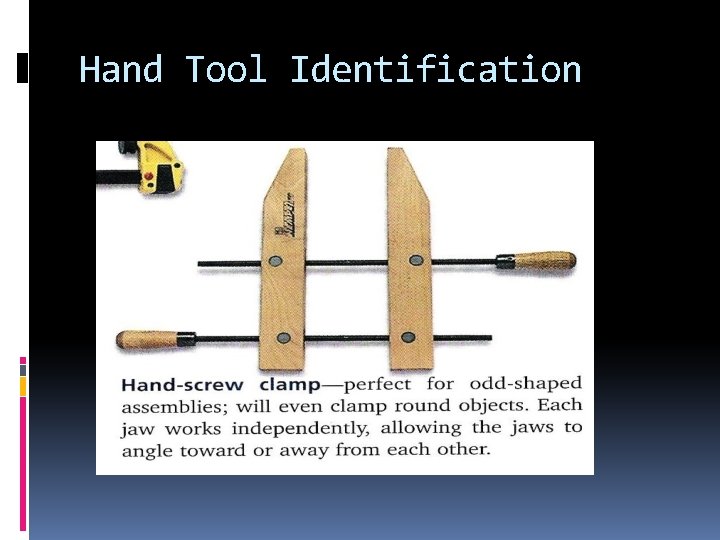 Hand Tool Identification 