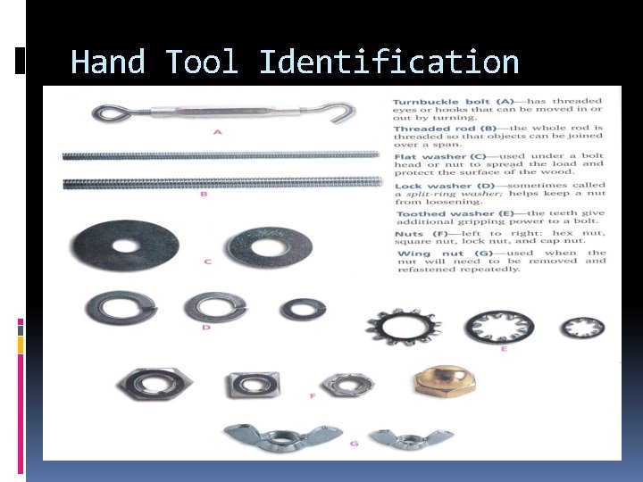 Hand Tool Identification 