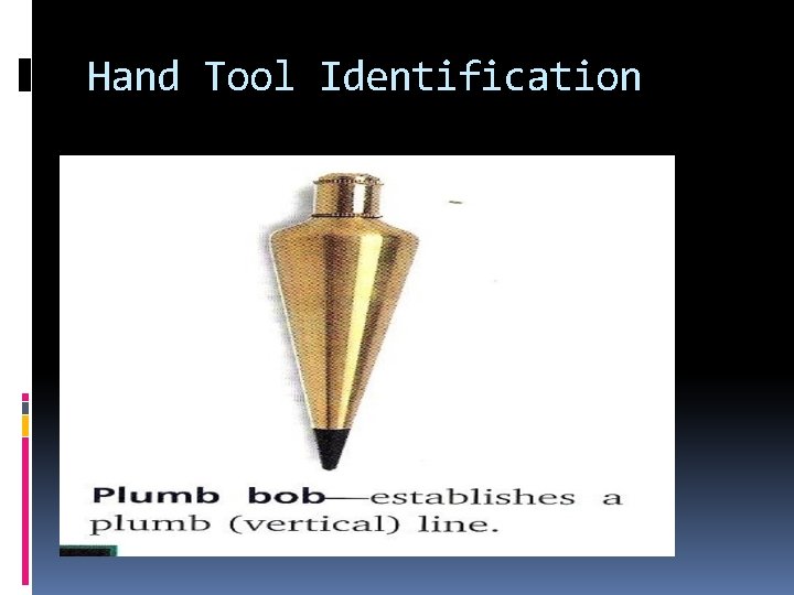 Hand Tool Identification 