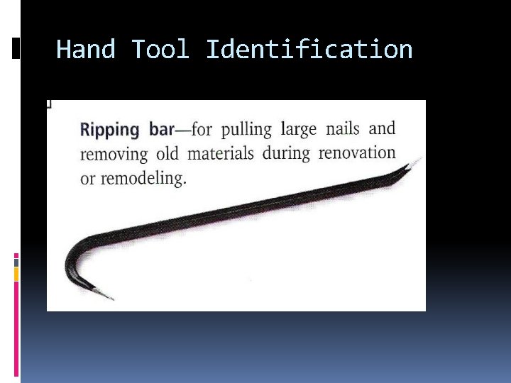 Hand Tool Identification 