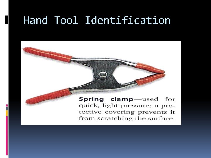 Hand Tool Identification 