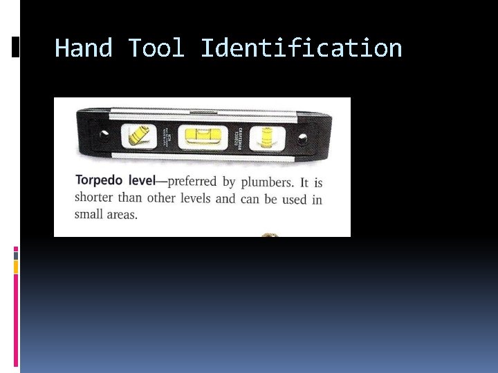 Hand Tool Identification 