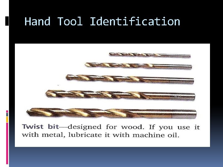 Hand Tool Identification 