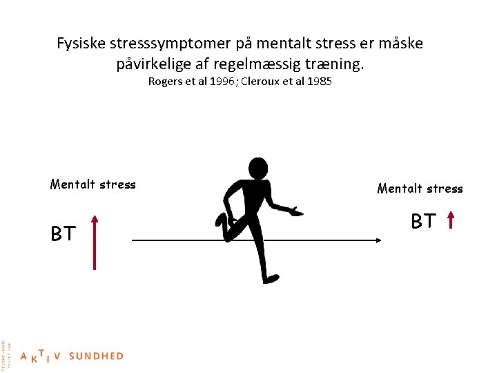 Fysiske stresssymptomer på mentalt stress er måske påvirkelige af regelmæssig træning. Rogers et al