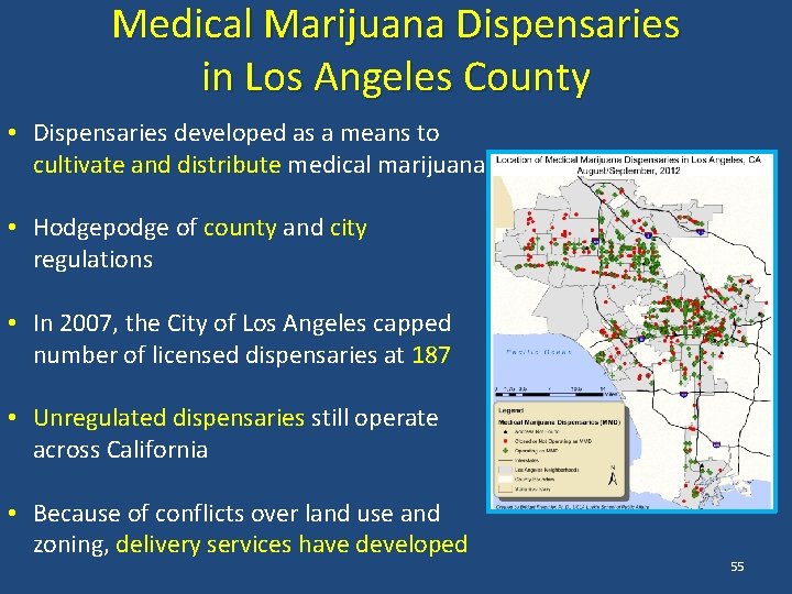 Medical Marijuana Dispensaries in Los Angeles County • Dispensaries developed as a means to