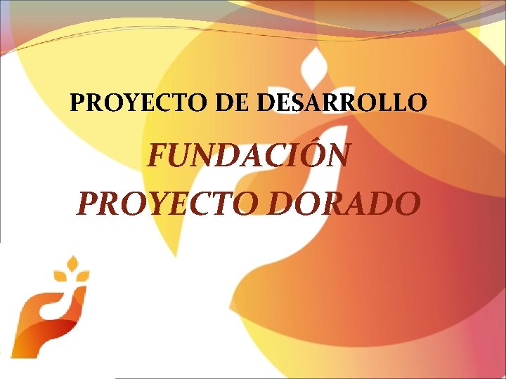 PROYECTO DE DESARROLLO FUNDACIÓN PROYECTO DORADO 