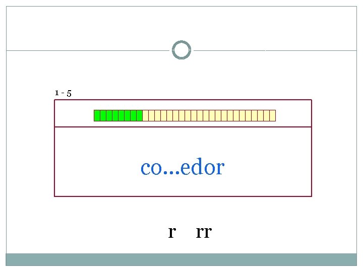 1 -5 co…edor r rr 