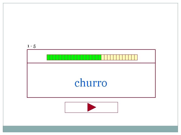 1 -5 churro 