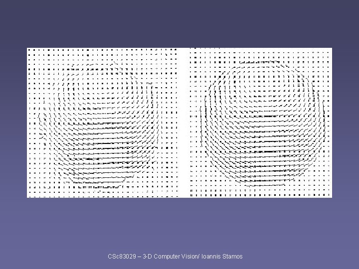 CSc 83029 – 3 -D Computer Vision/ Ioannis Stamos CSc 83029 – 3 -D Computer Vision/ Ioannis Stamos