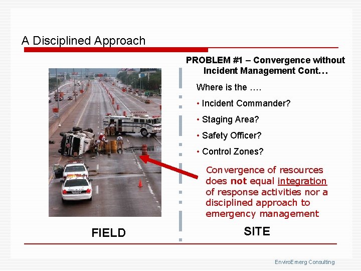 A Disciplined Approach PROBLEM #1 – Convergence without Incident Management Cont… Where is the