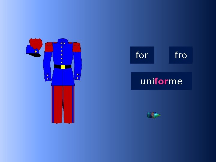1 for fro uniforme uni…me 