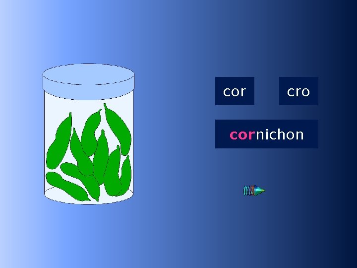 2 cor cro cornichon …nichon 