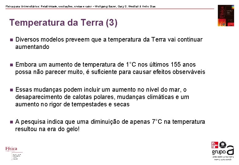 Física para Universitários: Relatividade, oscilações, ondas e calor – Wolfgang Bauer, Gary D. Westfall