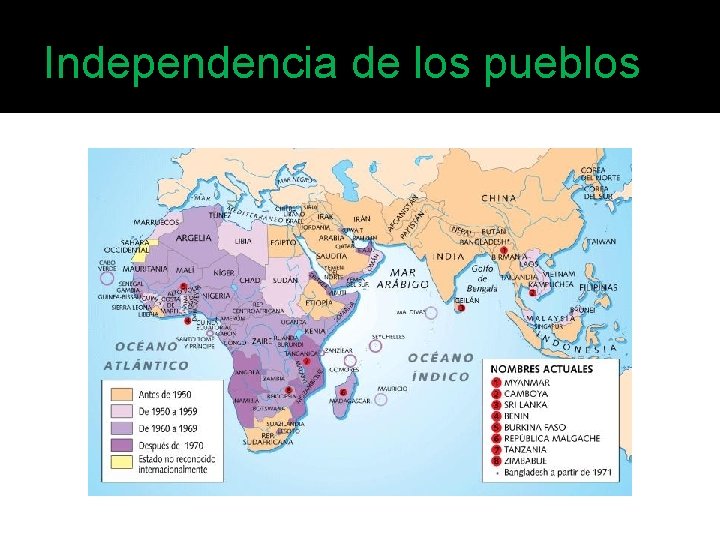 Independencia de los pueblos 