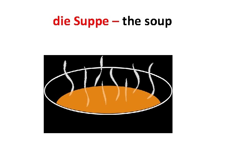 die Suppe – the soup 