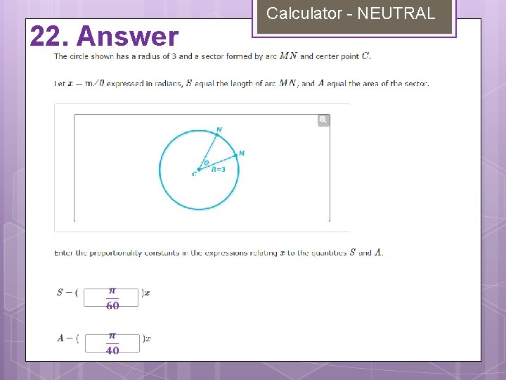 22. Answer Calculator - NEUTRAL 