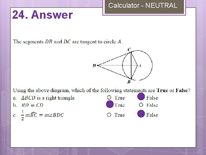 24. Answer Calculator - NEUTRAL 