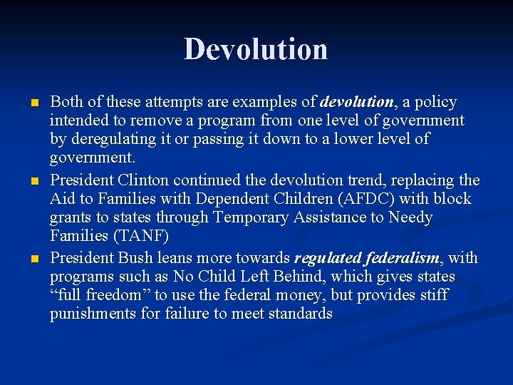 Federalism and the Separation of Powers Sharing Power