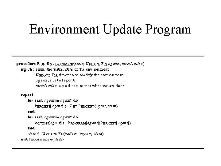 Environment Update Program 