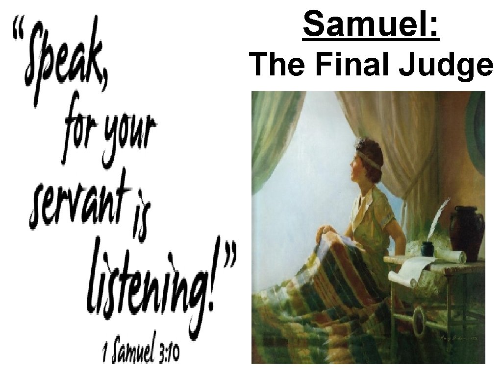 Samuel: The Final Judge 