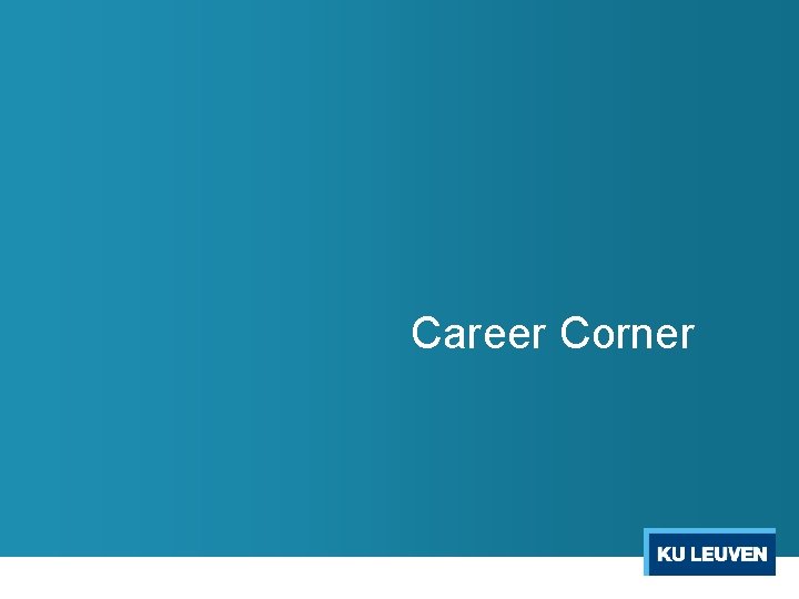 Career Corner 