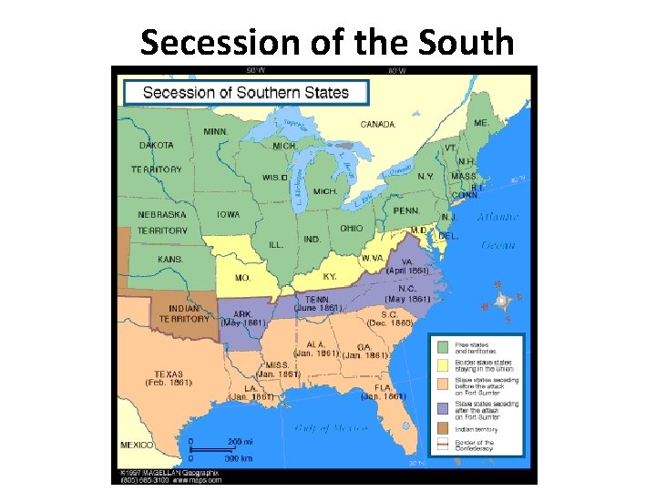 Secession of the South 