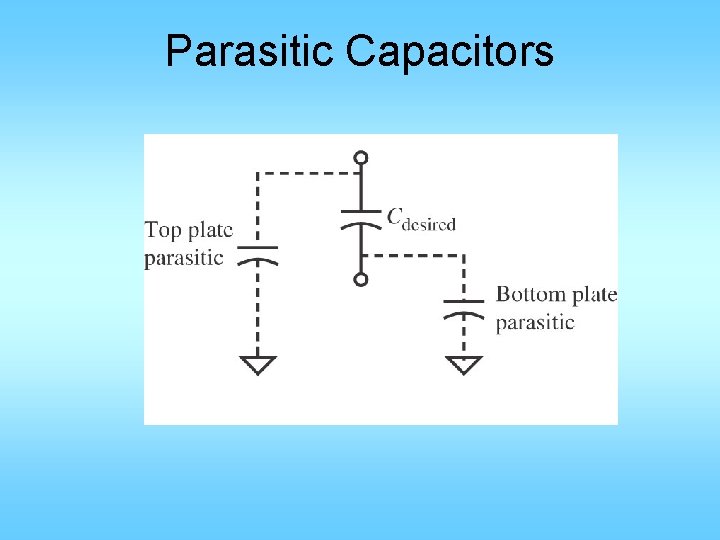 Parasitic Capacitors 