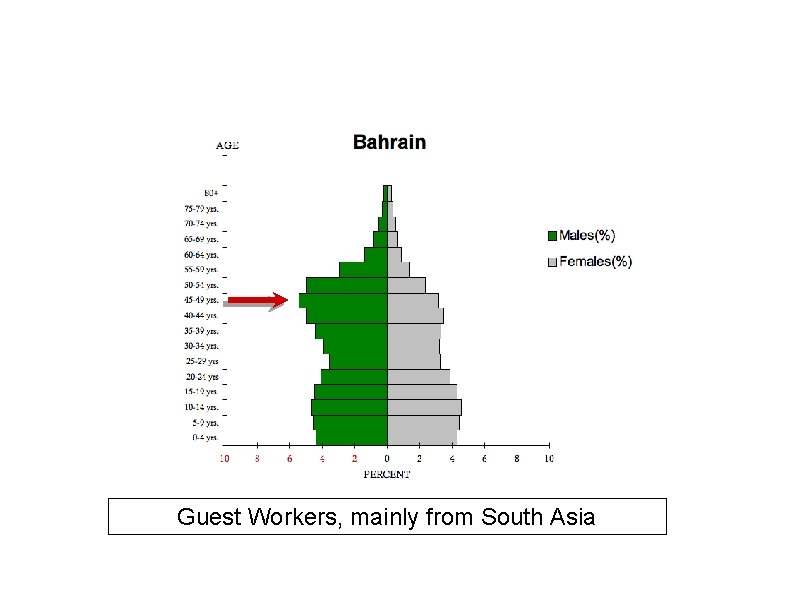 Guest Workers, mainly from South Asia 
