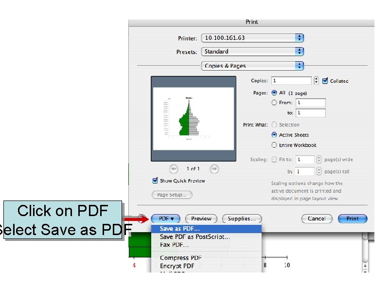 Click on PDF Select Save as PDF 