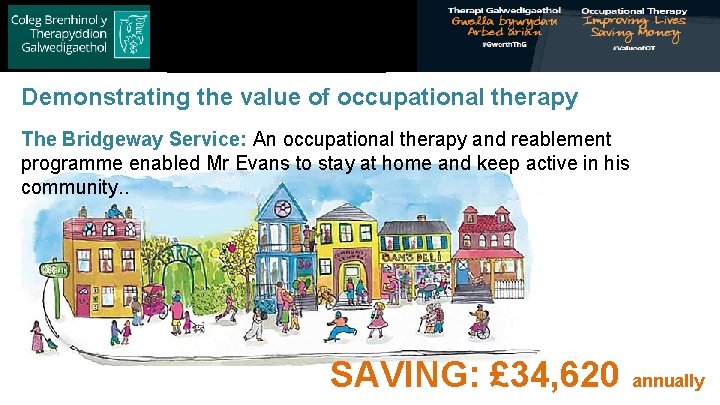 Royal College of Occupational Therapists Demonstrating the value of occupational therapy The Bridgeway Service:
