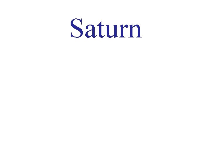 Saturn 