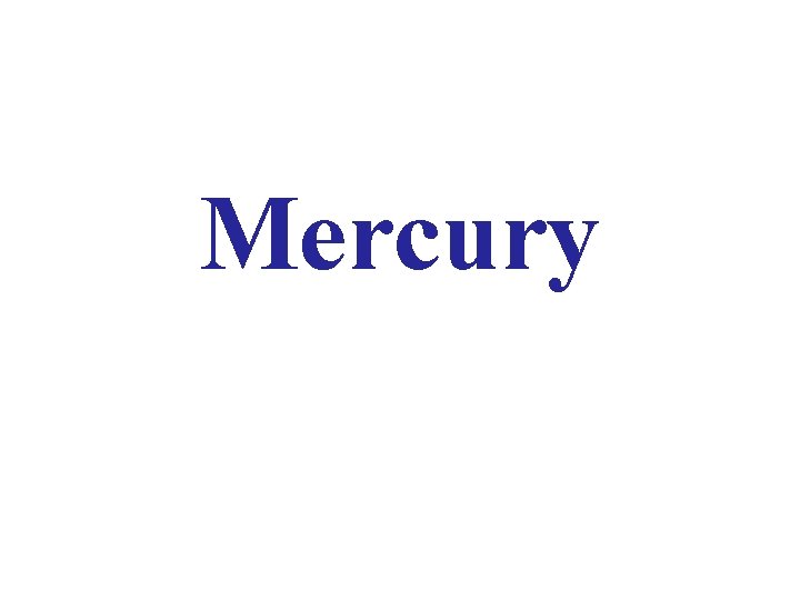 Mercury 