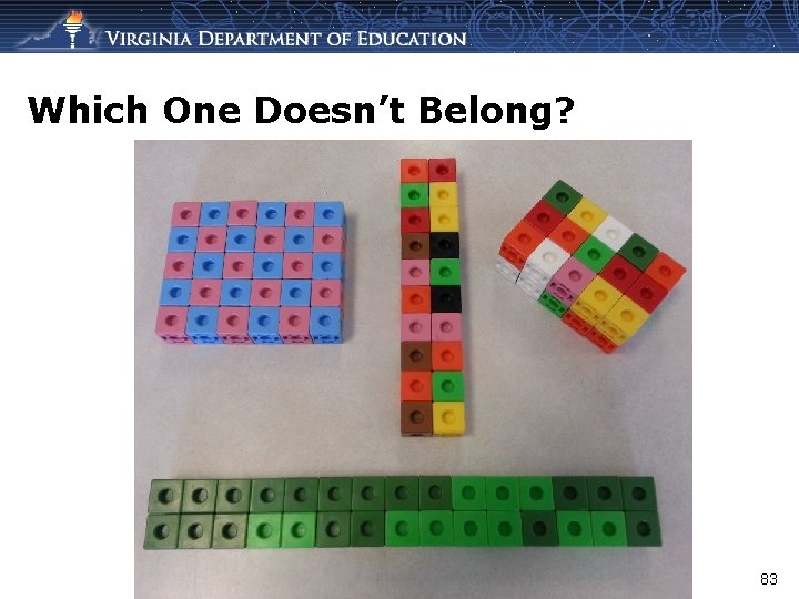 Which One Doesn’t Belong? 83 