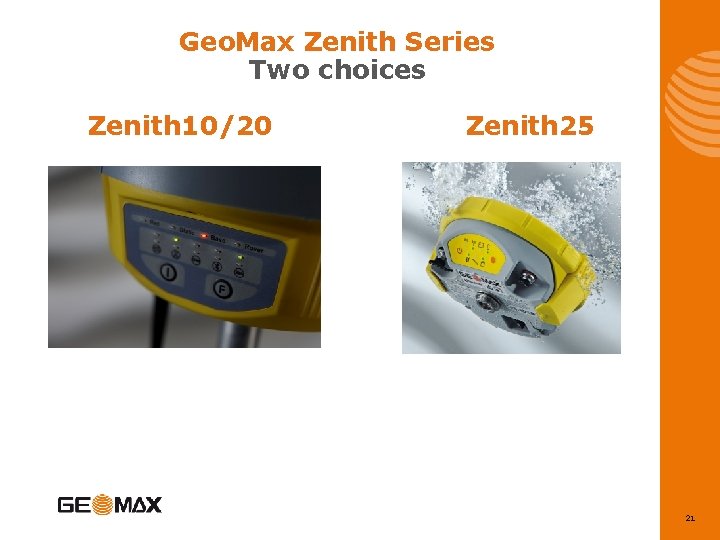 Geo. Max Zenith Series Two choices Zenith 10/20 Zenith 25 21 