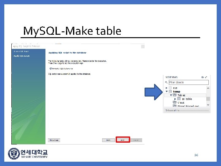 My. SQL-Make table 36 