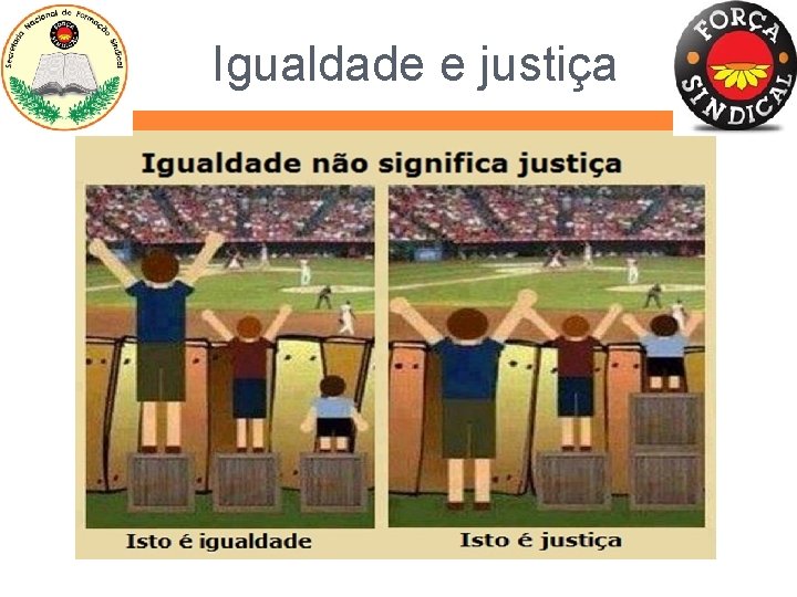 Igualdade e justiça 