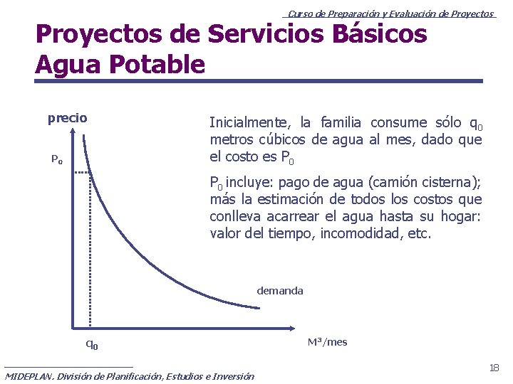 Curso de Preparación y Evaluación de Proyectos de Servicios Básicos Agua Potable precio P