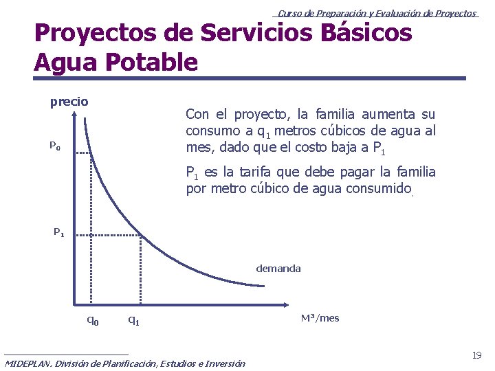 Curso de Preparación y Evaluación de Proyectos de Servicios Básicos Agua Potable precio Con