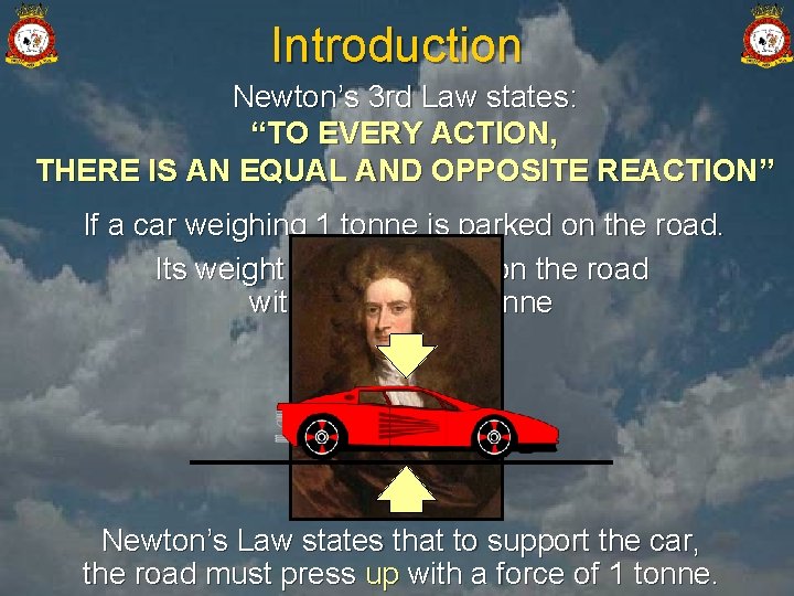 Introduction Newton’s 3 rd Law states: “TO EVERY ACTION, THERE IS AN EQUAL AND
