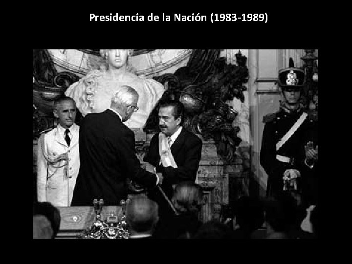 Presidencia de la Nación (1983 -1989) 